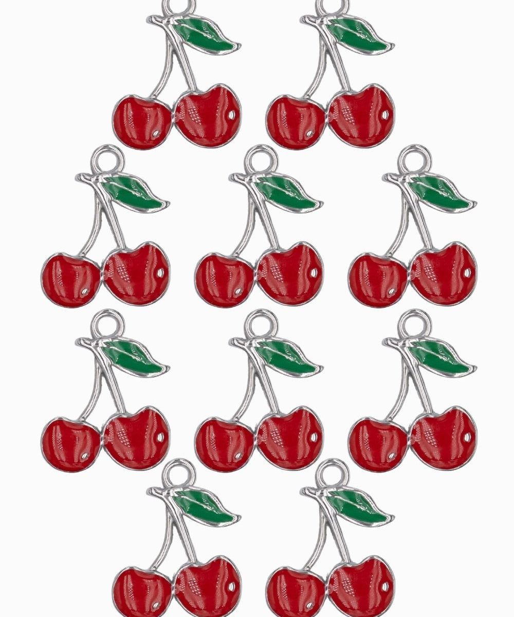 Pendentif cerise 14.50x15.50mm