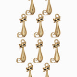 Pendentif chat 17x7mm