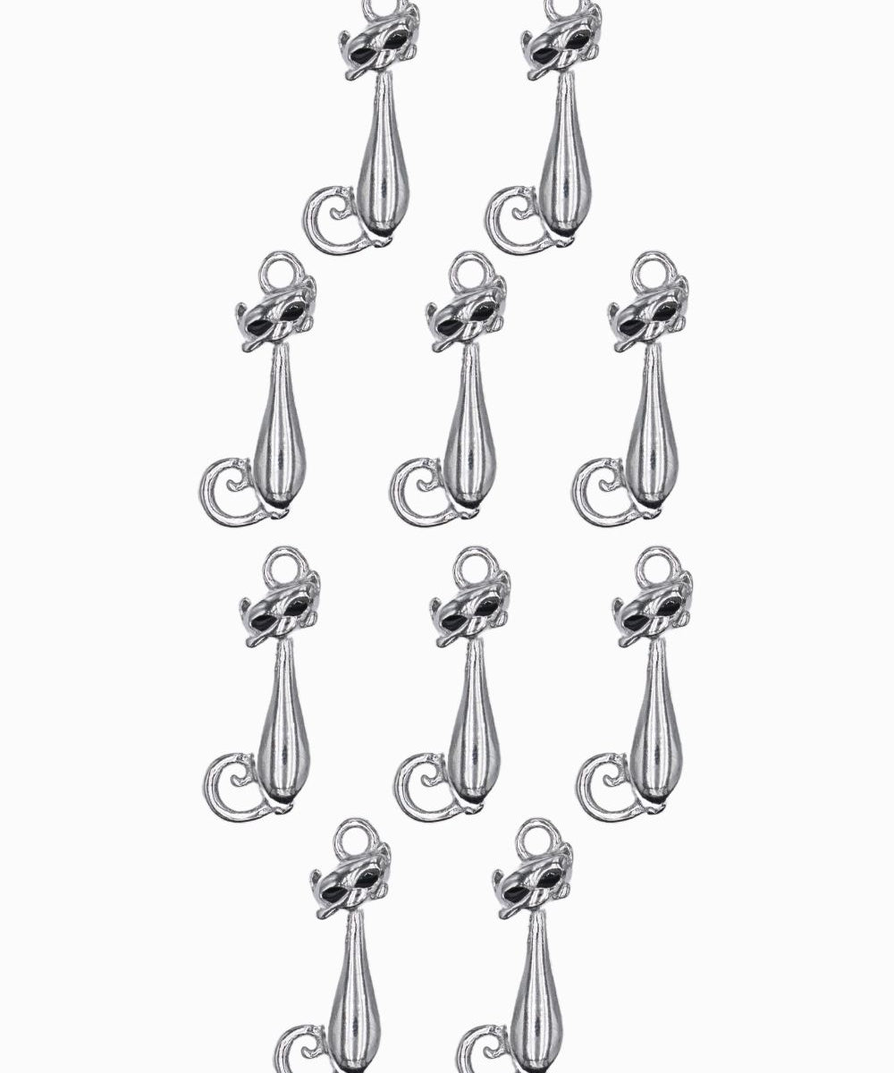 Pendentif chat 17x7mm