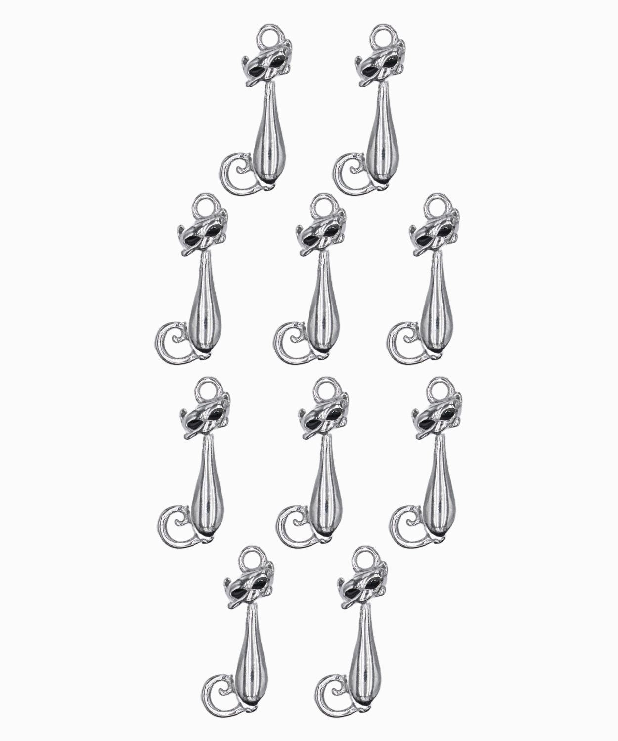 Pendentif chat 17x7mm