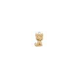 Pendentif chat mignon 8.5x13.3mm