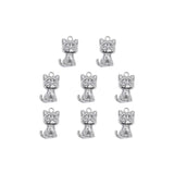 Pendentif chat mignon 8.5x13.3mm