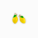 Pendentif citron 13x6mm