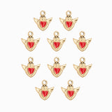 Pendentif coeur ailé 8mm