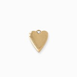 Pendentif coeur allongé 17x14.50mm