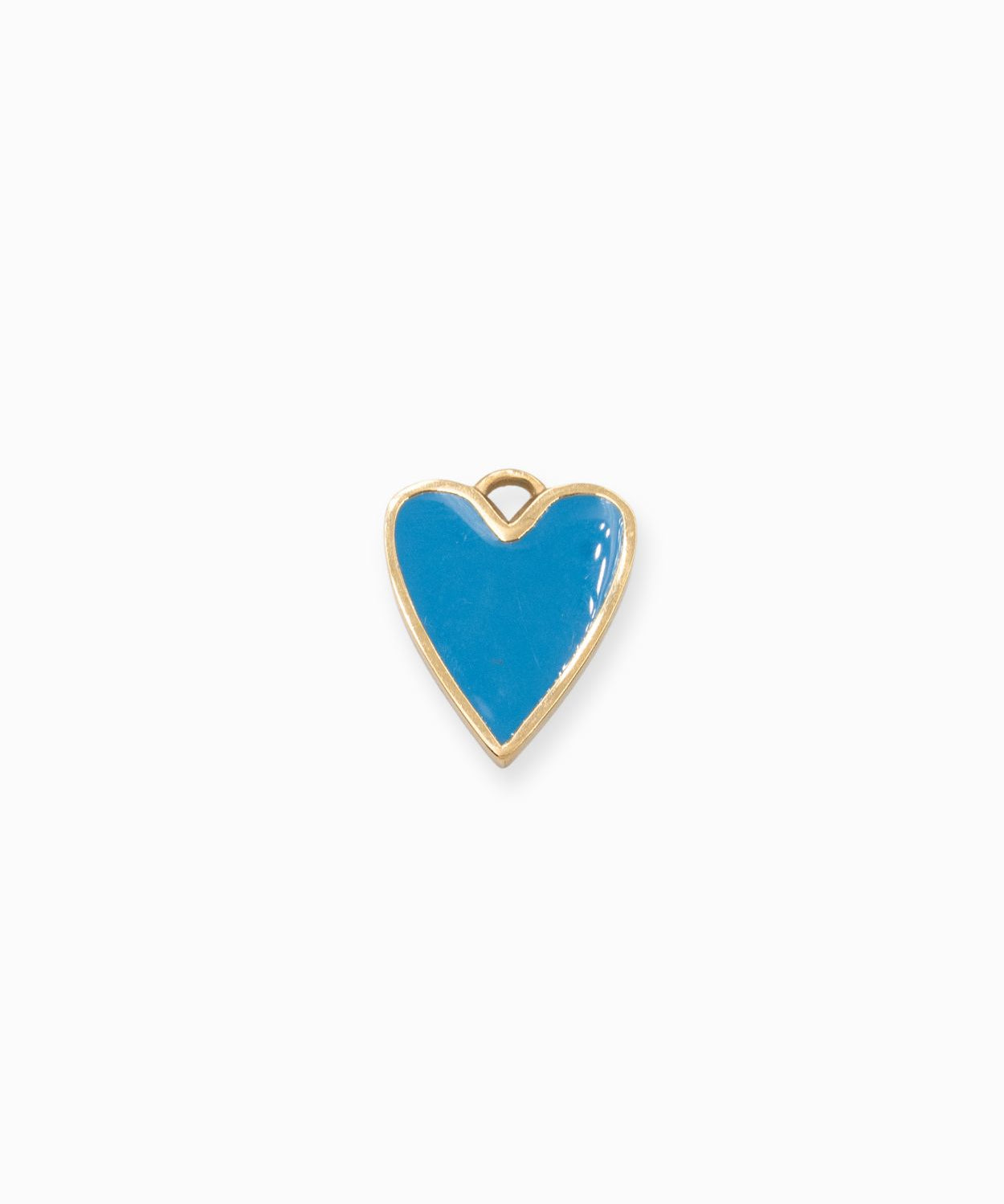 Pendentif coeur allongé 17x14.50mm