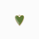 Pendentif coeur allongé 17x14.50mm