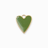 Pendentif coeur allongé 23x19mm