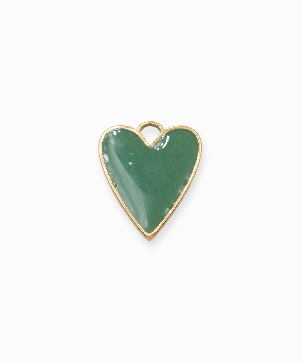 Pendentif coeur allongé 23x19mm
