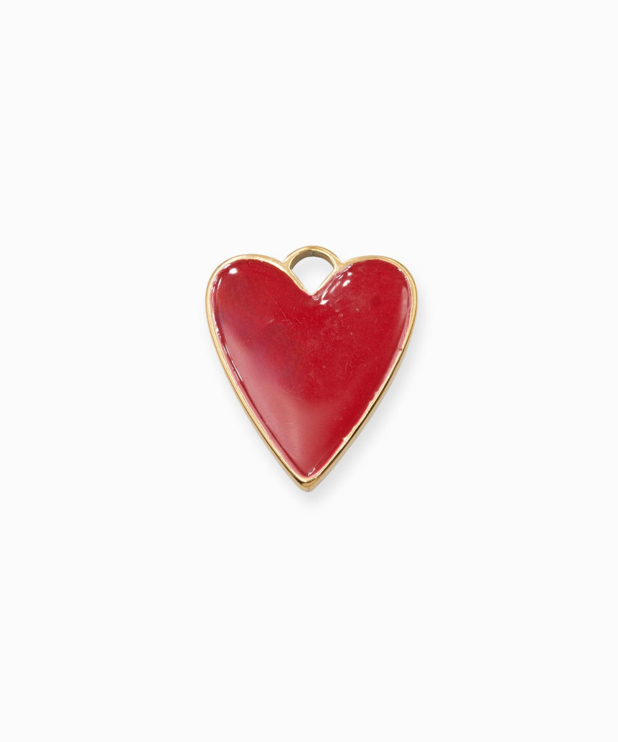 Pendentif coeur allongé 23x19mm
