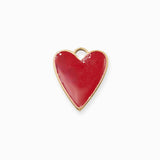 Pendentif coeur allongé 23x19mm
