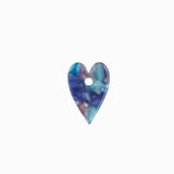 Pendentif coeur en acétate 29mm