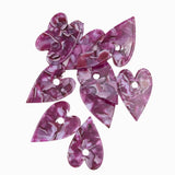 Pendentif coeur en acétate 29mm