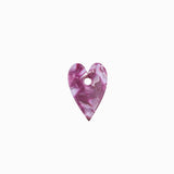 Pendentif coeur en acétate 29mm