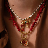 Pendentif coeur fortune 18x7.5mm