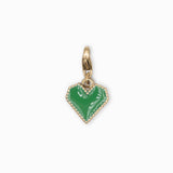 Charms coeur retro 12x11mm