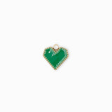 Pendentif coeur retro 12x11mm