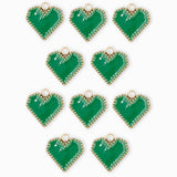 Pendentif coeur retro 12x11mm
