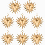 Pendentif coeur solaire 24x24mm