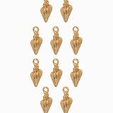 Pendentif coquillage bulot 14x8.5mm