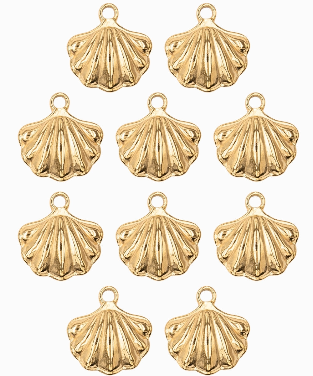 Pendentif coquille 13x15mm