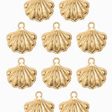 Pendentif coquille 13x15mm