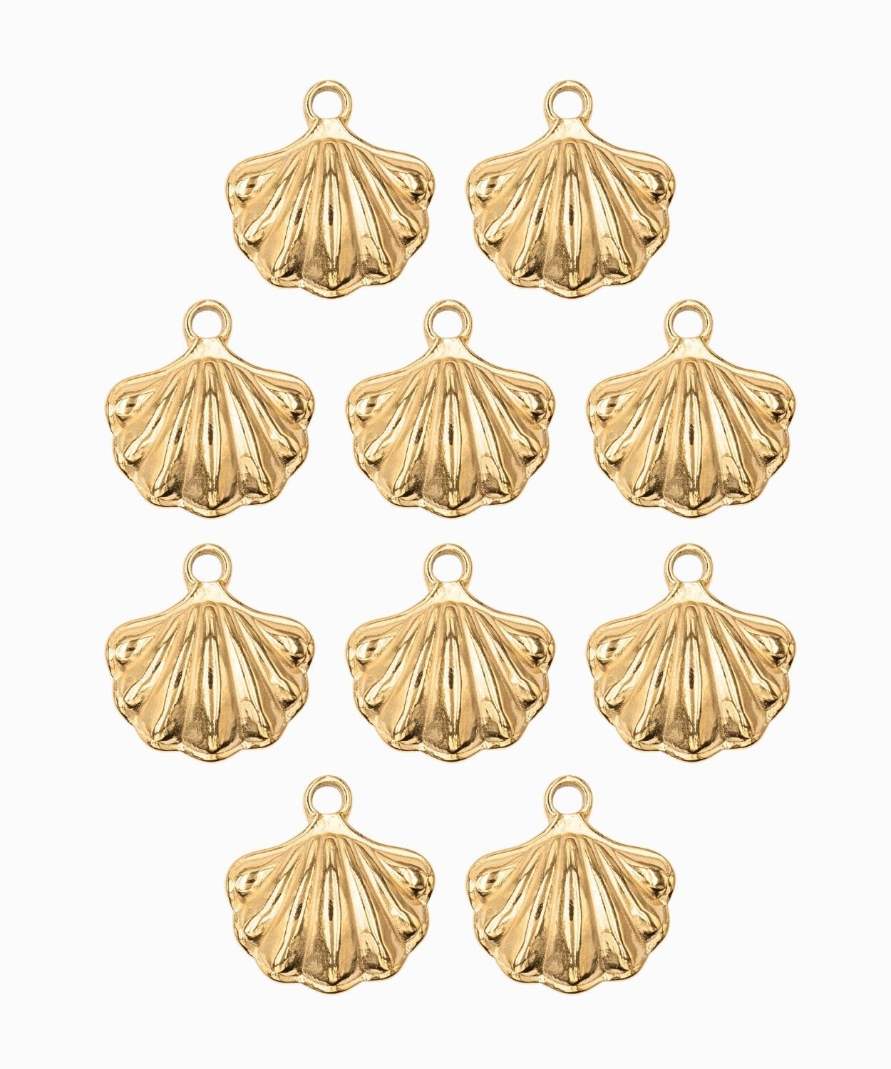 Pendentif coquille 13x15mm