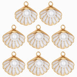 Pendentif coquille perle pinctada 14x16mm