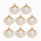 Pendentif coquille perle pinctada 14x16mm