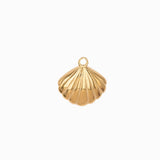 Pendentif coquille perle pinctada 14x16mm