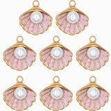 Pendentif coquille perle pinctada 14x16mm