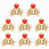 Pendentif crabe coeur 22x20mm