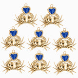 Pendentif crabe coeur 22x20mm
