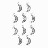 Pendentif croissant plat 10 x 6 mm