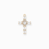 Pendentif croix strass 23.50x6.40mm