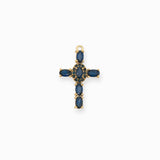 Pendentif croix strass 23.50x6.40mm