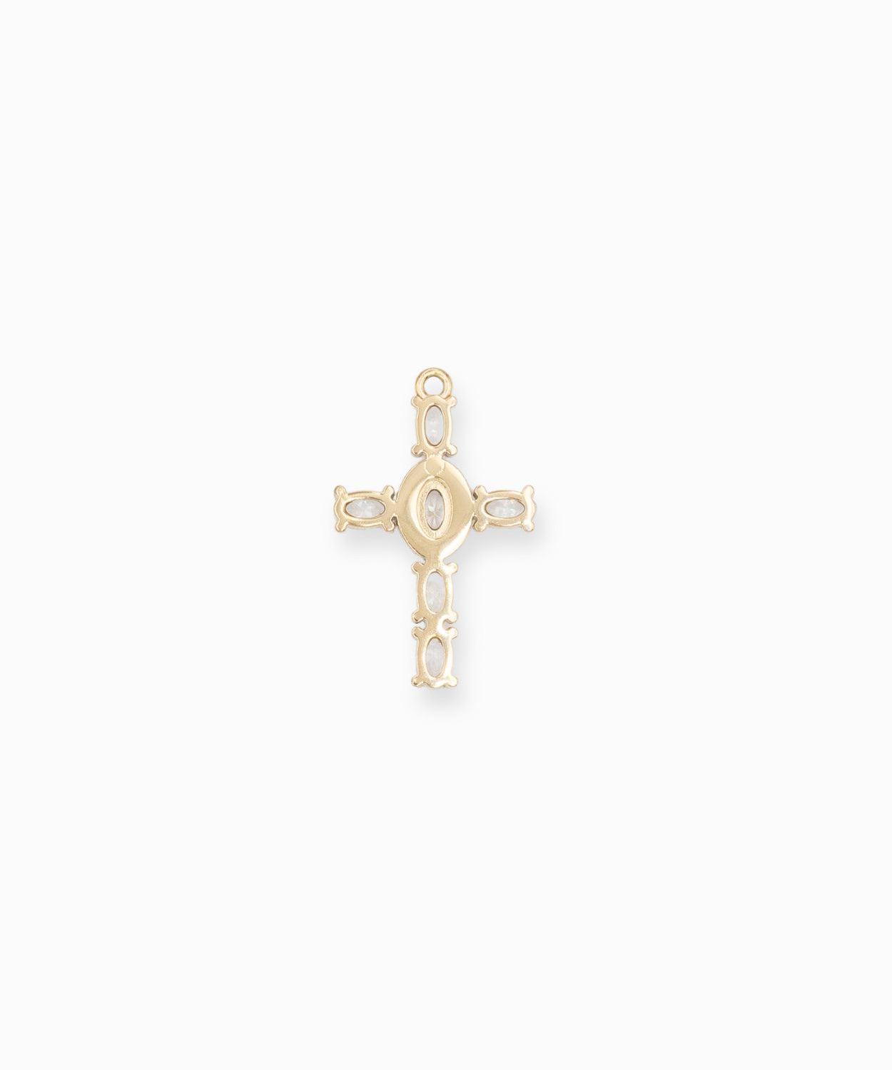 Pendentif croix strass 23.50x6.40mm