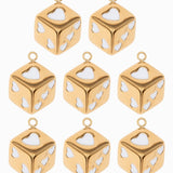 Pendentif dé coeur 11x11mm