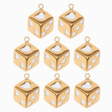 Pendentif dé coeur 11x11mm