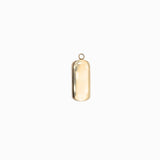 Pendentif en nacre rectangulaire 19x8mm