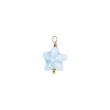 Pendentif étoile de mer chauve-souris en céramique 16x17mm