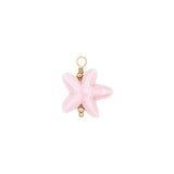 Pendentif étoile de mer en nid d'abeille en céramique 18 mm