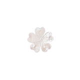 Pendentif trèfle 5 pétales en nacre naturelle 19mm