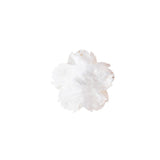 Pendentif fleur capucine en nacre naturelle 30mm