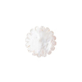 Pendentif fleur marguerite en nacre naturelle 30mm