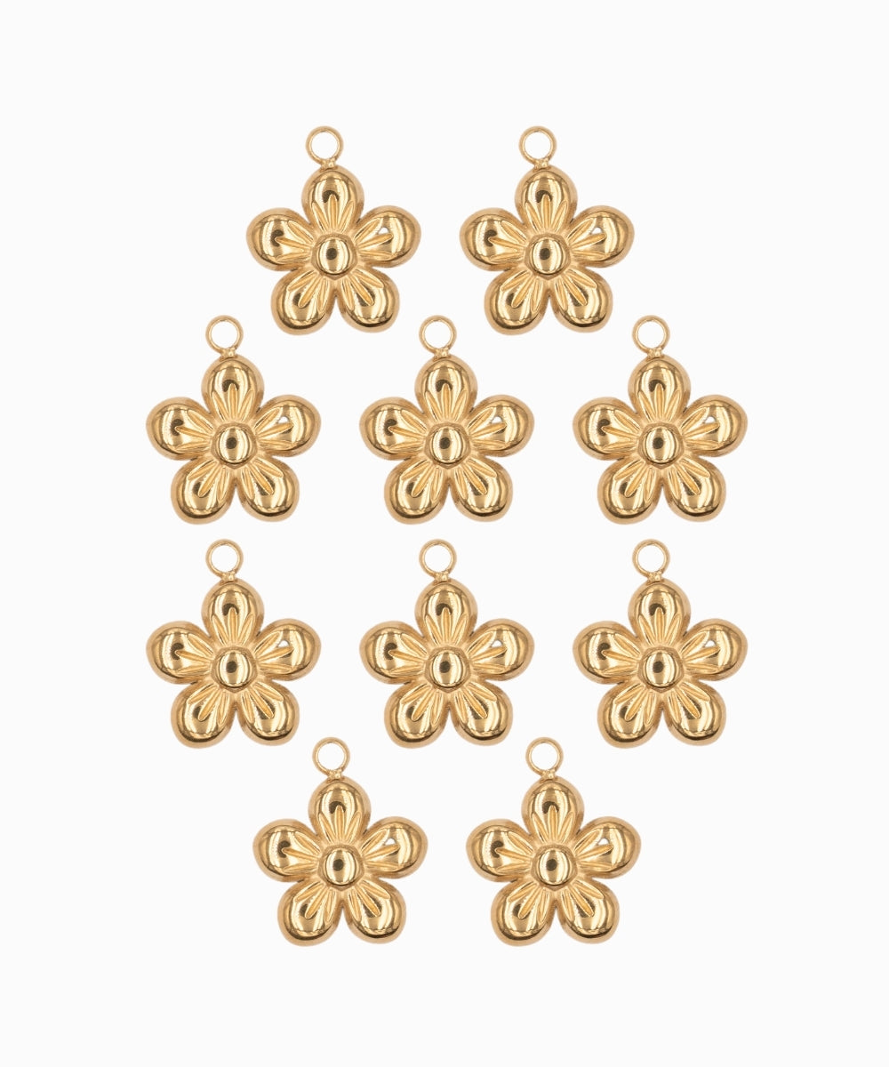 Pendentif fleur sakura 11.50x11mm