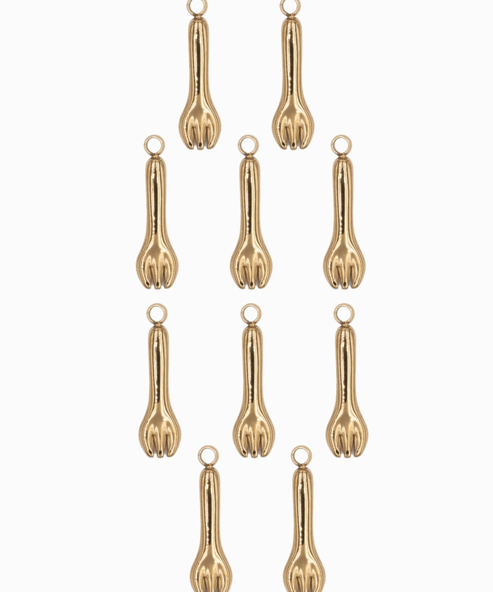 Pendentif fourchette 15x5 mm