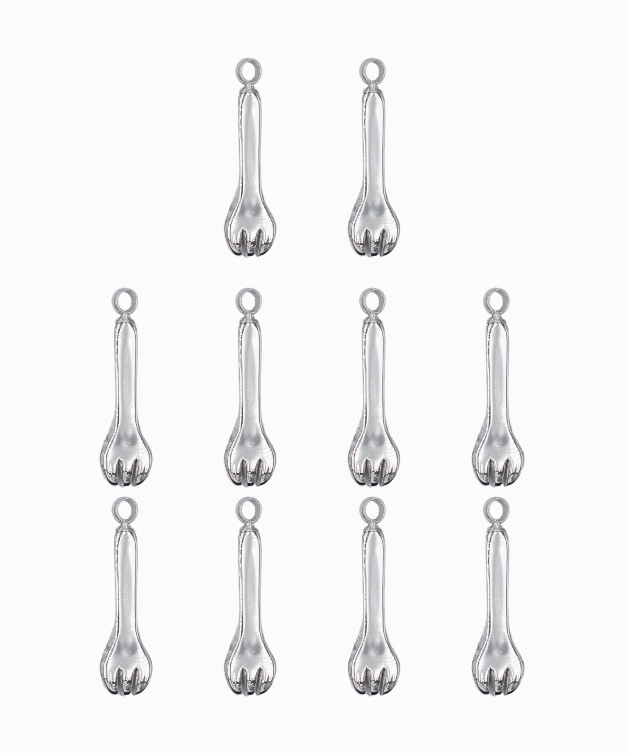 Pendentif fourchette 15x5 mm