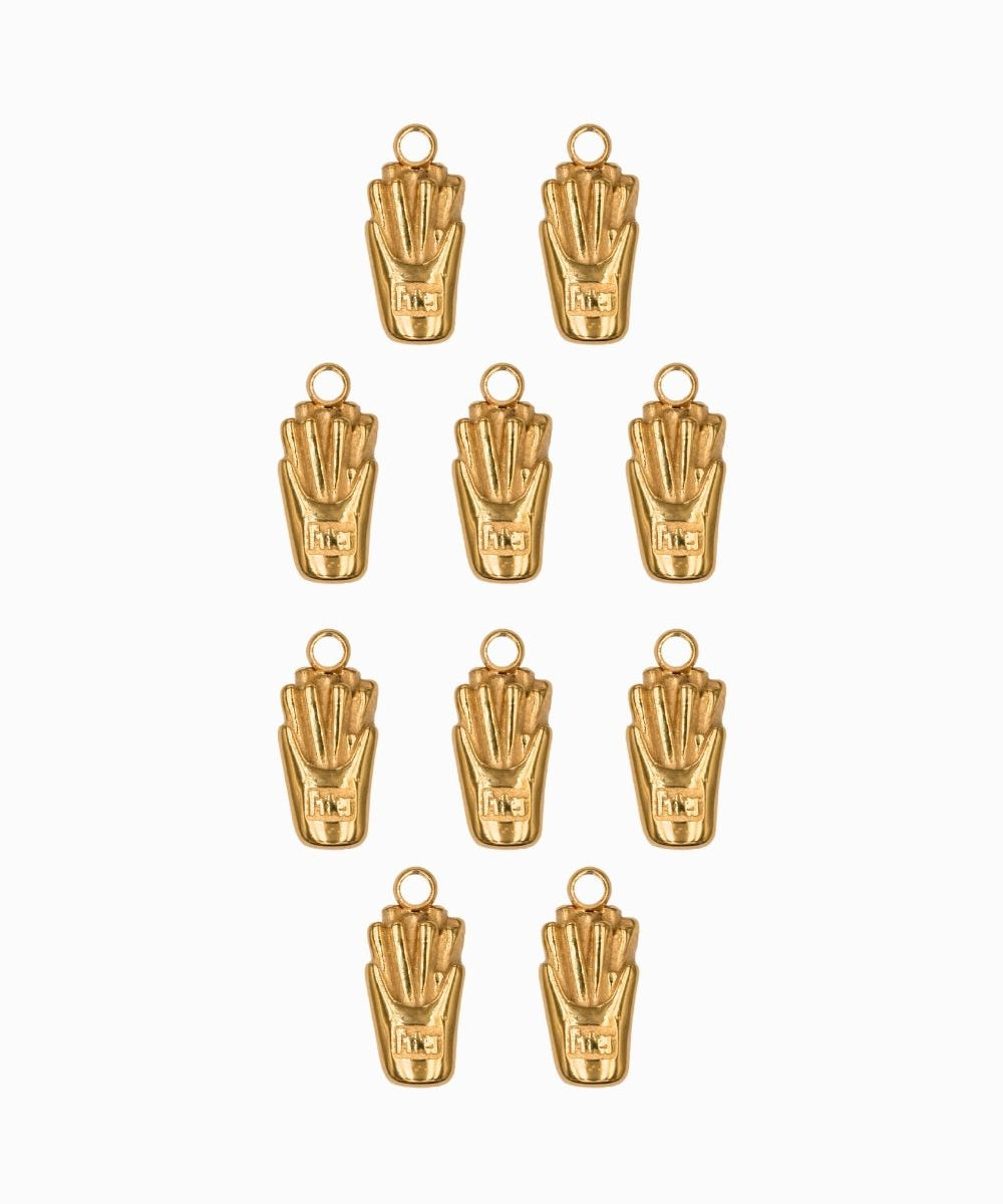 Pendentif frites 10x6mm