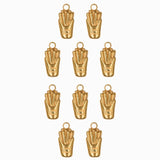 Pendentif frites 10x6mm